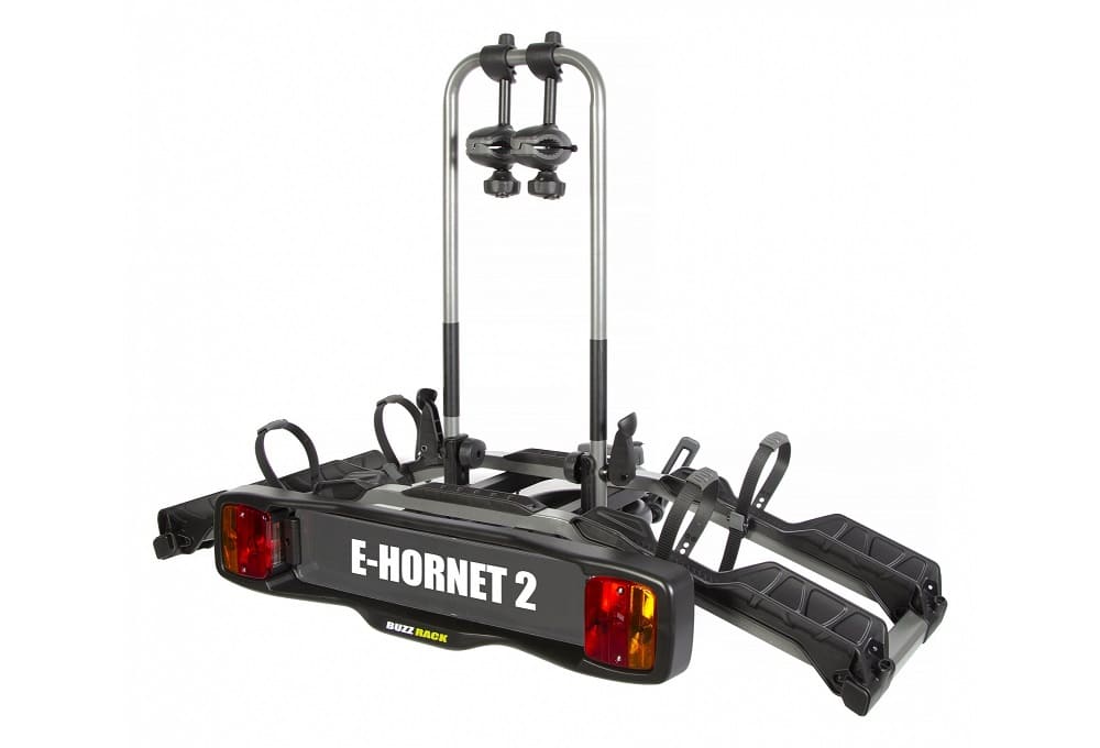 Porte-Vélos sur Boule d’Attelage Buzz Rack E-Hornet 2 – 7 Broches – 2 Vélos (E-bike Compatible) Noir