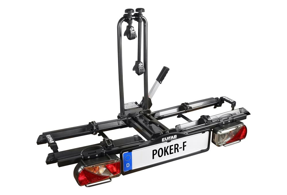 Porte-Vélos sur Boule d’Attelage Eufab Poker-f Prise 13 Broches 2V