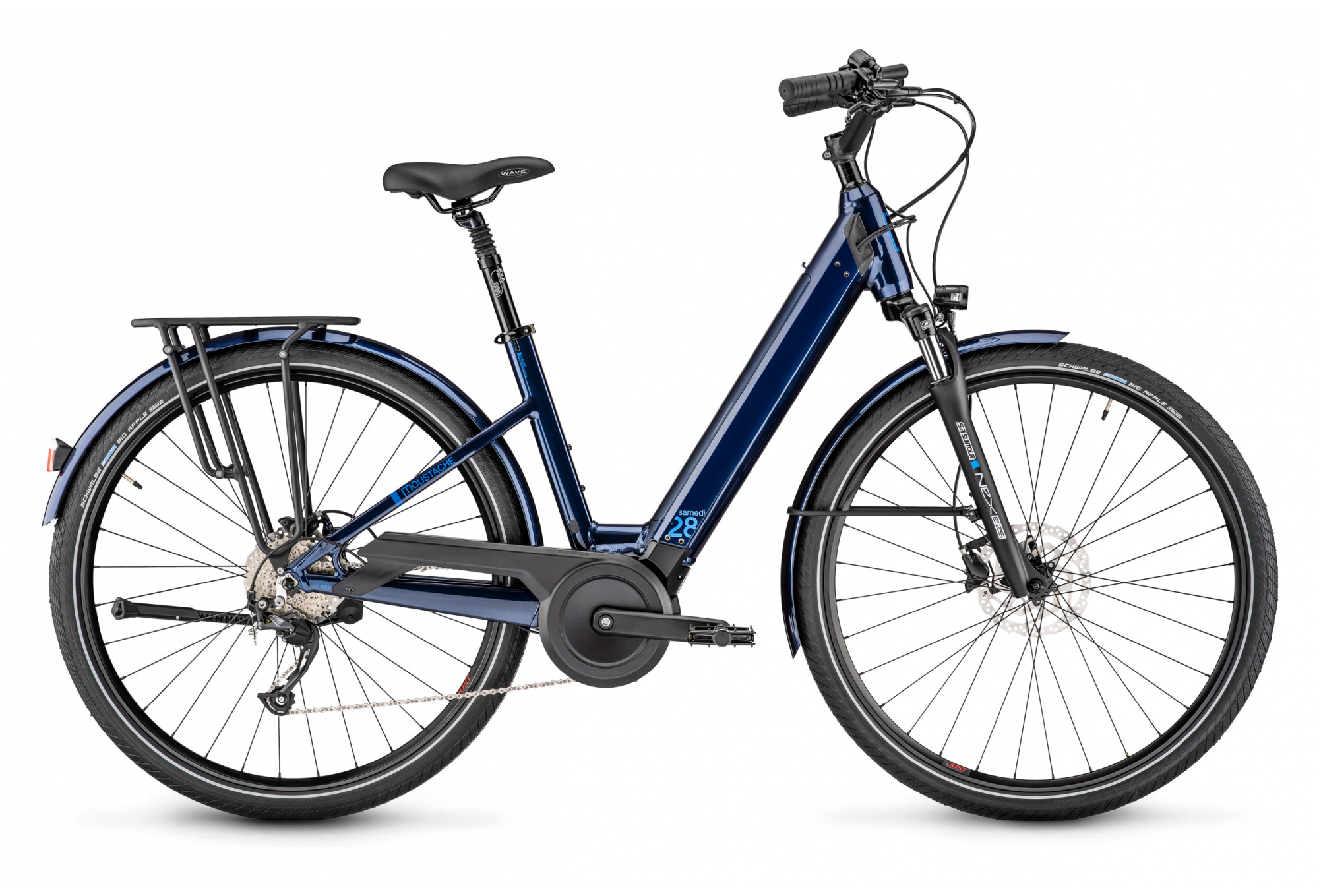 Moustache Bikes Samedi 28.2 Open Shimano Altus 9V 400 Bleu 2021