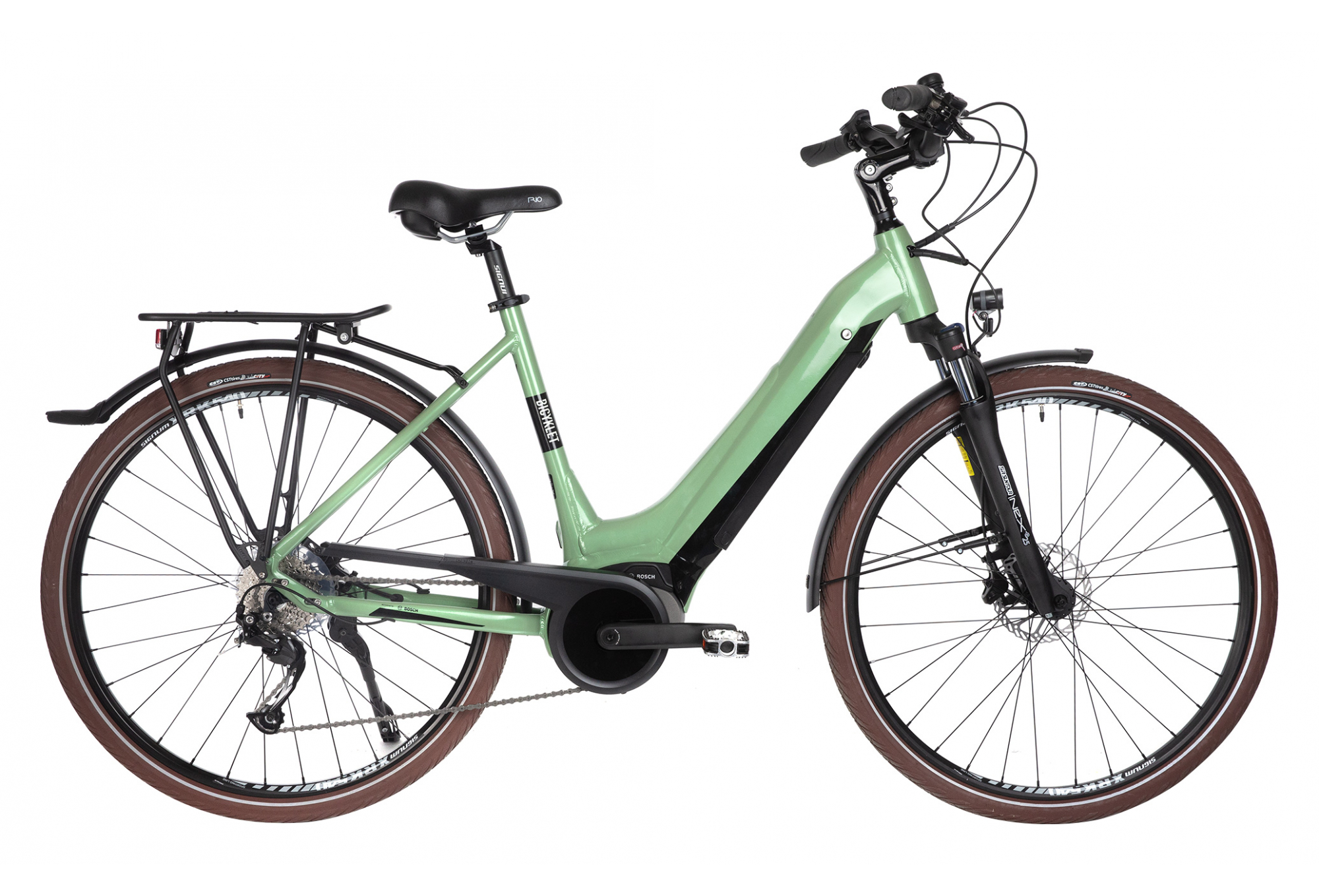 Bicyklet Victoire Shimano Alivio 9V 400 Wh 700 mm Vert Wood