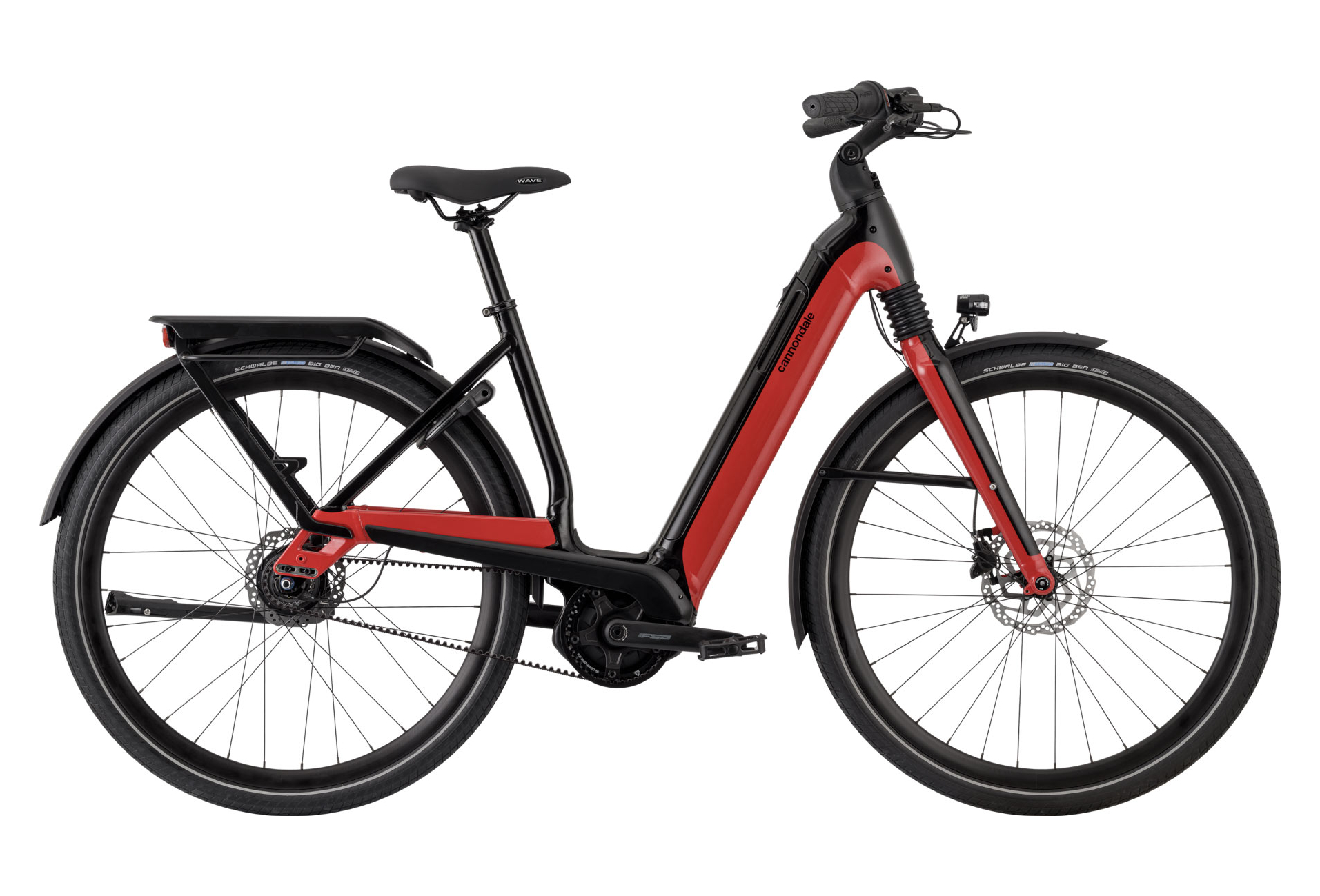 Cannondale Mavaro Neo 4 Shimano Nexus 8V Courroie Rouge  Noir