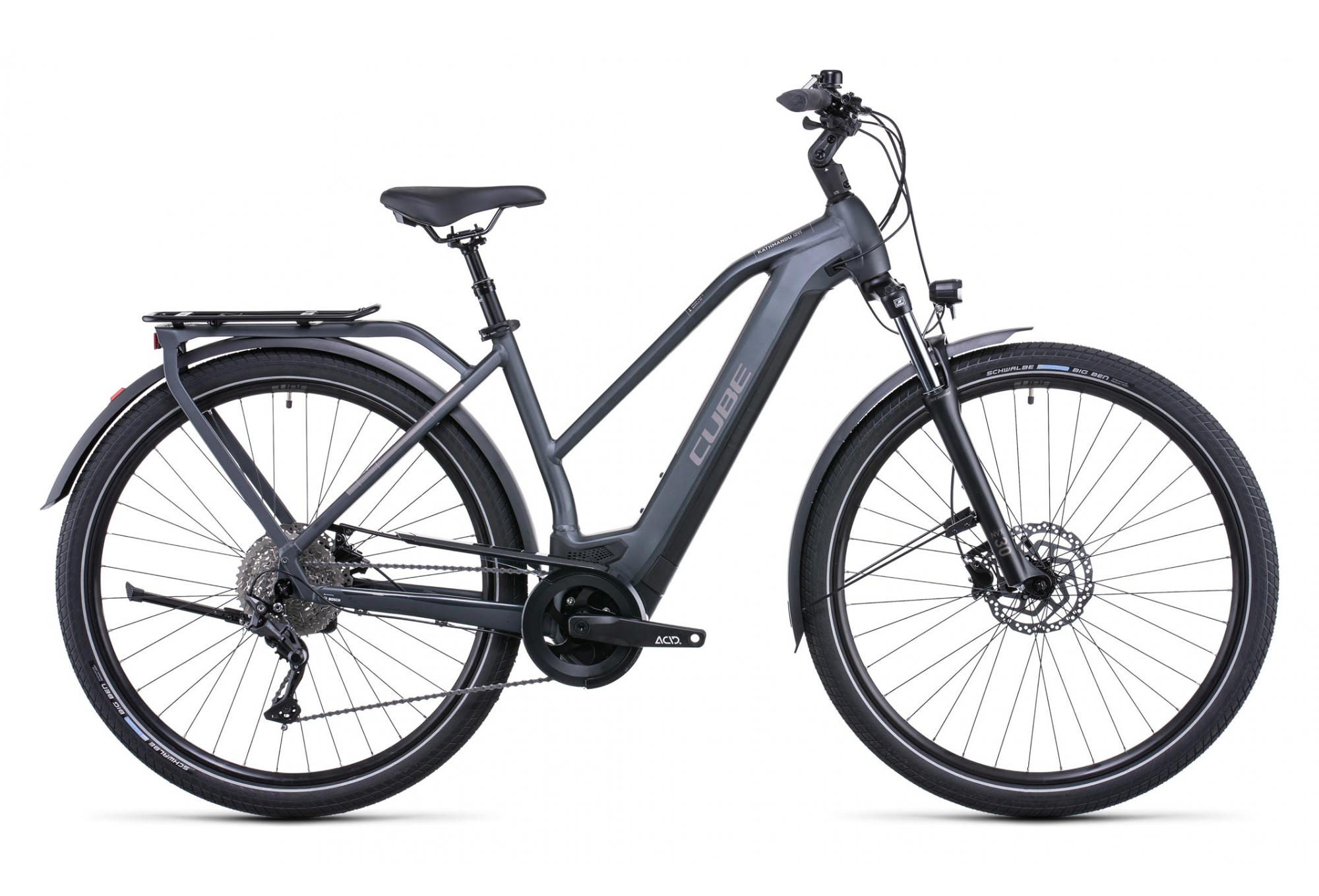 Cube Kathmandu Hybrid One 500 Trapeze Shimano Deore 10V 500 Gris 2022