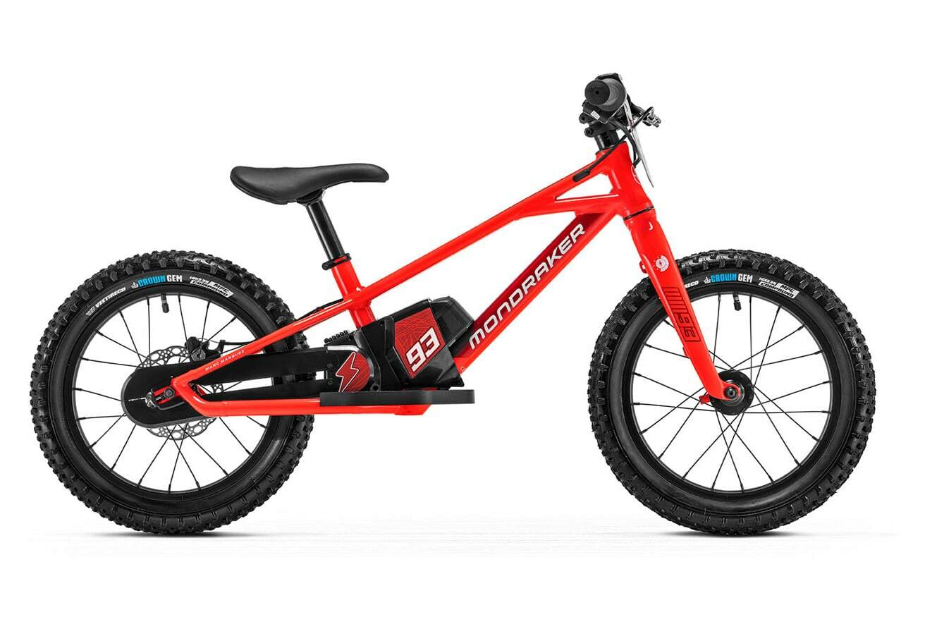 Draisienne Électrique Mondraker Grommy 93 Édition Marc Marquez 80 Wh 12 » Rouge 2022 3 – 5 ans