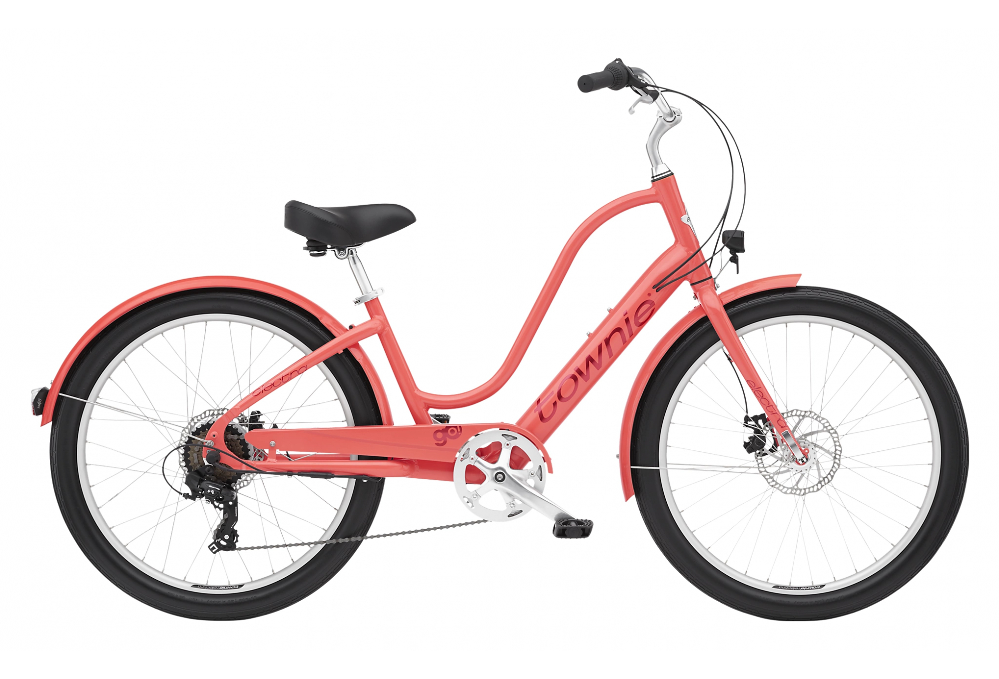 Electra Townie Go! 7D EQ Step-Thru Shimano Tourney 7V 250 Rouge 2022