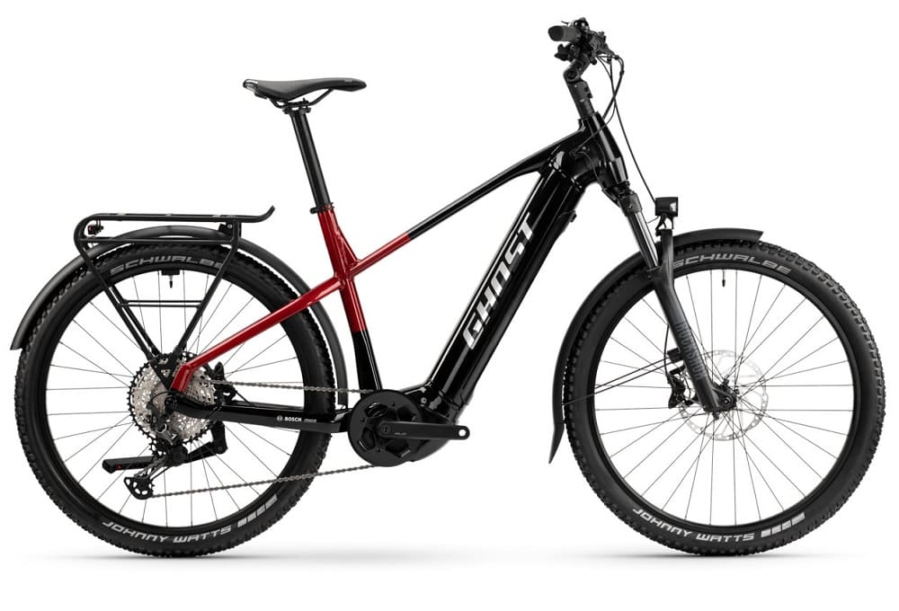 Ghost 27.5" E-TERU Pro EQ 2023 black / pearl deep red