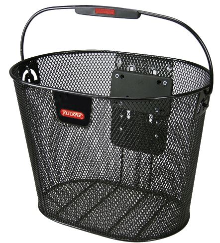 KLICKFIX Panier Avant Oval Plus EF Maille Noir - sans support