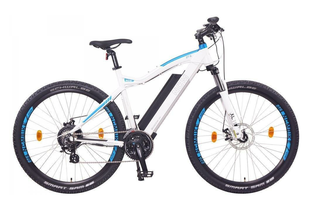 Moscow Plus 27,5 vélo électrique, VTT, blanc mat