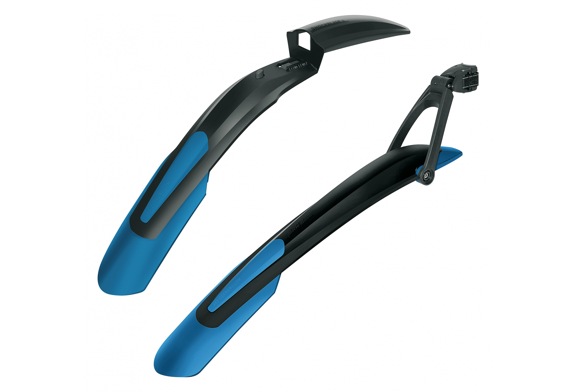 PAIRE GARDE-BOUE SKS SHOCKBLADE & X-BLADE SET BLEU