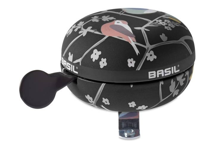 SONNETTE DE VÉLO BASIL WANDERLUST 80 MM NOIR