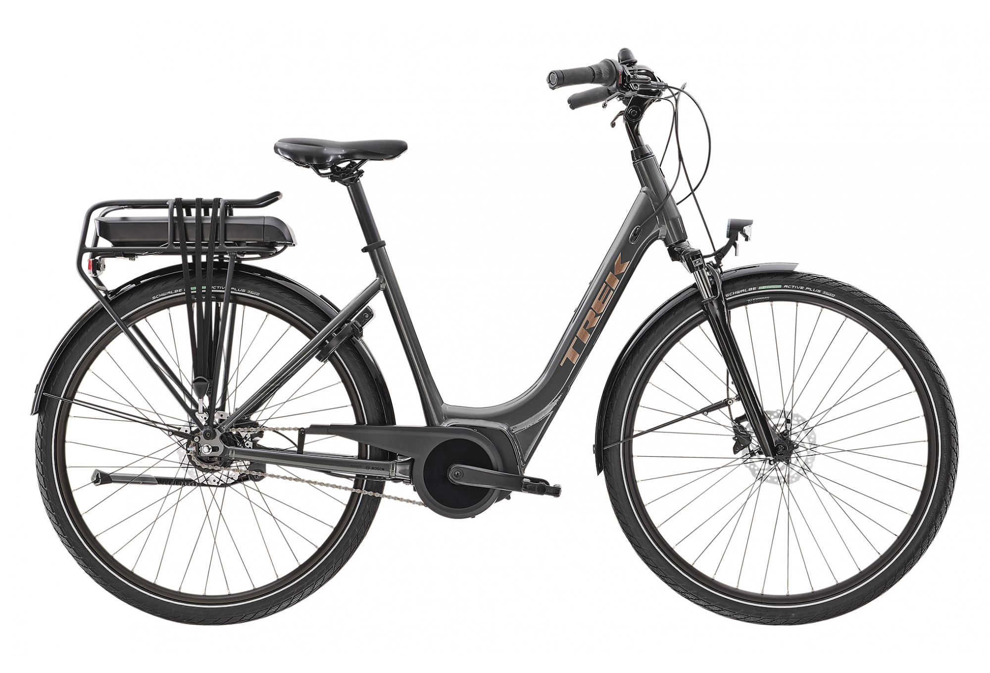Trek District+ 1 Lowstep Shimano Nexus 7V 300 Gris 2021