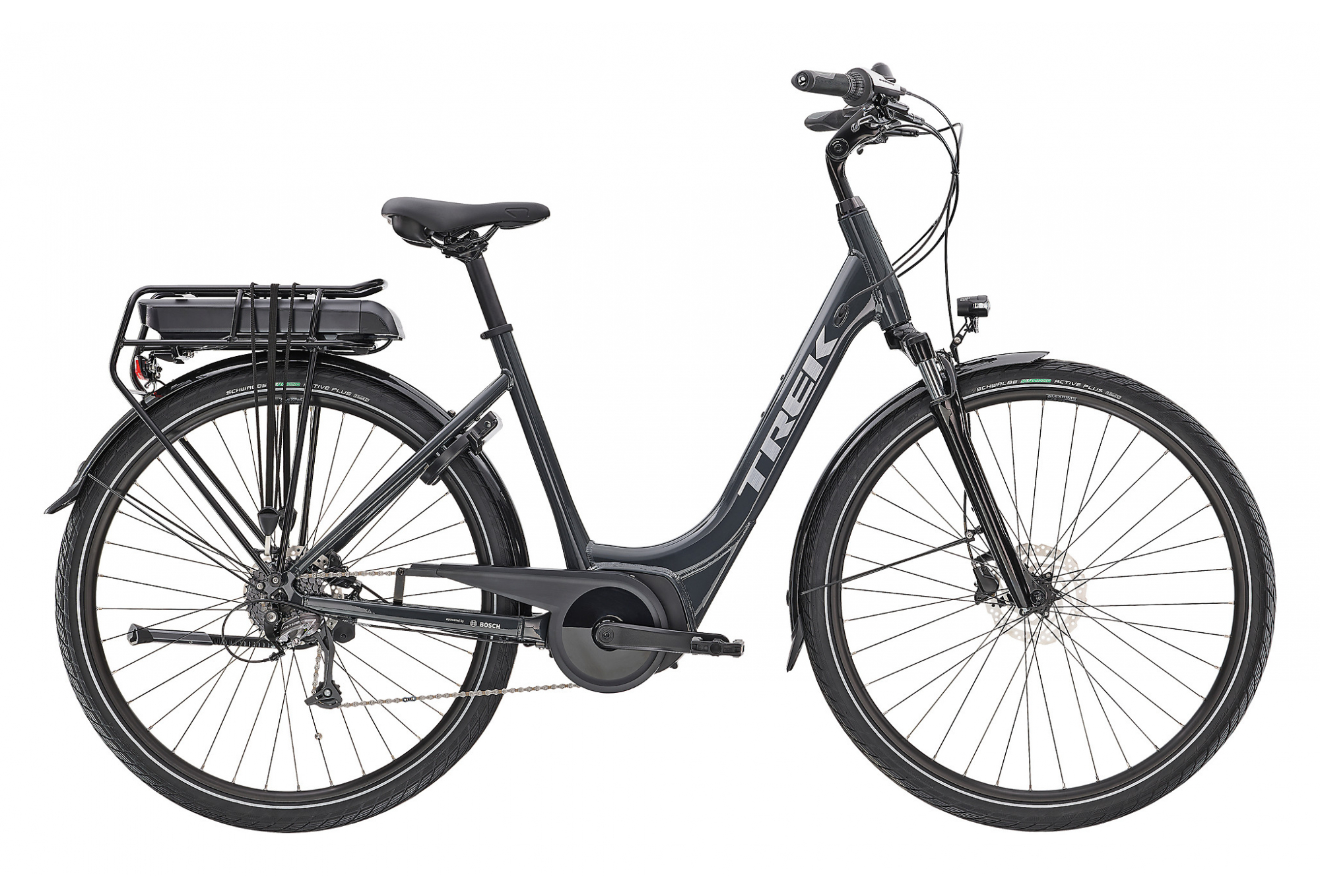 Trek Verve+ 1 Lowstep 400wh Shimano Altus 8V 400 Noir 2022