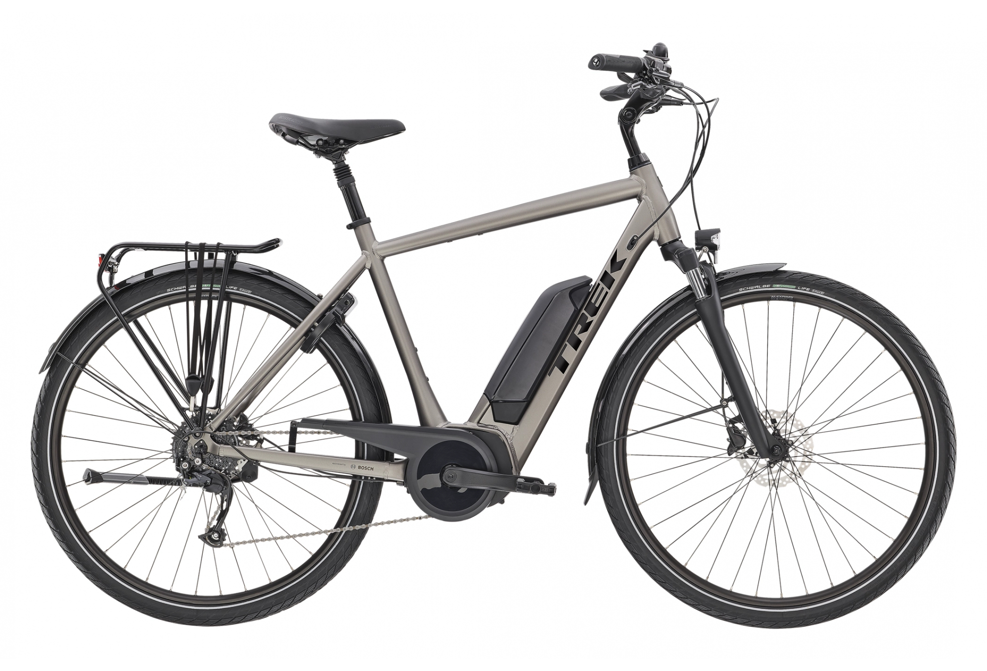 Trek Verve+ 2 300wh Shimano Altus 9V 300 Gris 2020