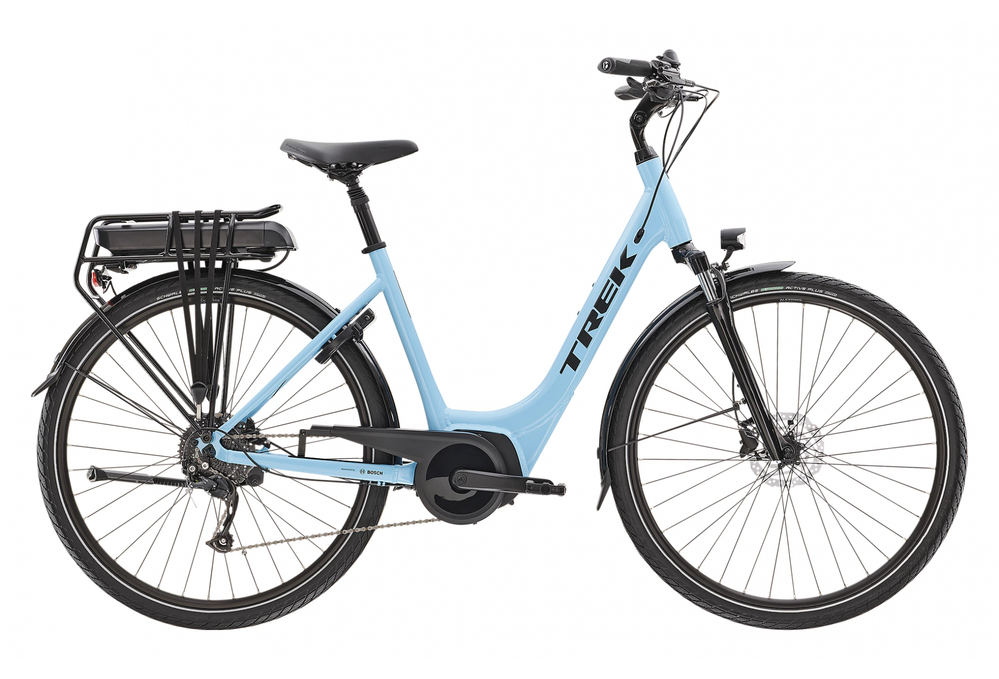 Trek Verve+ 2 Lowstep Shimano Altus 9V 500 Bleu 2022