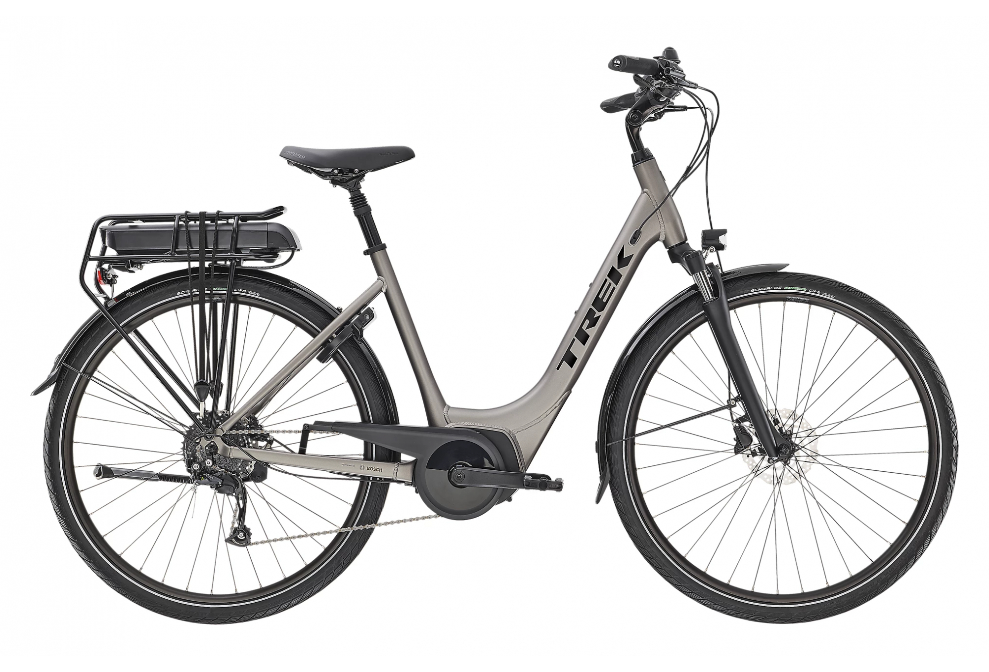Trek Verve+ 2 Lowstep Shimano Altus 9V 400 Gris 2022