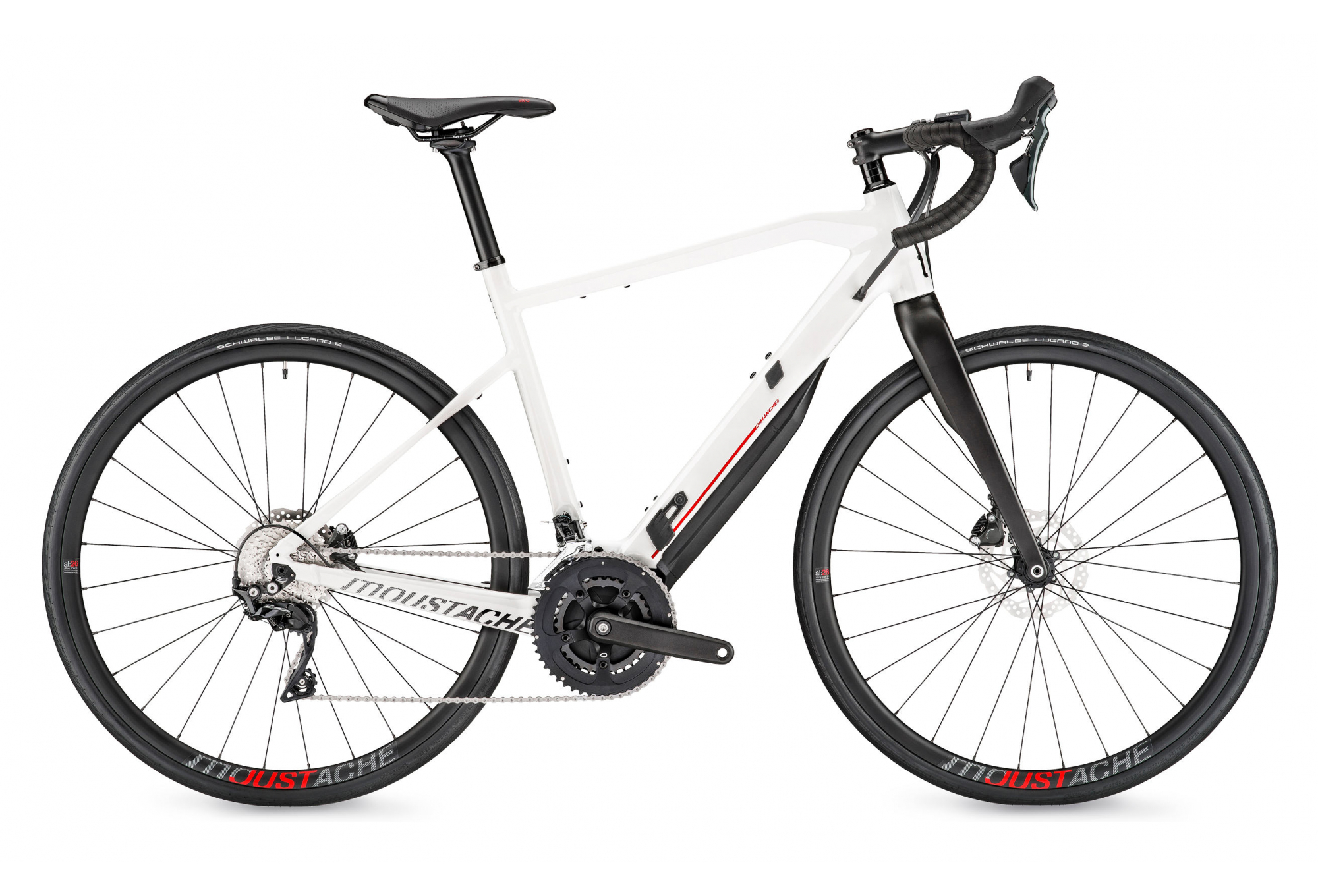 VÉLO DE ROUTE ÉLECTRIQUE MOUSTACHE BIKES DIMANCHE 28.3 SHIMANO TIAGRA 10V