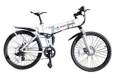 VELO PLIANT ELECTRIQUE BLANCMARINE  26PM4