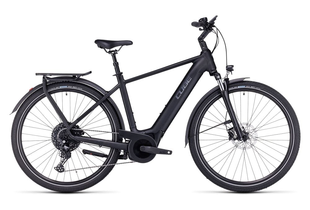 VTC Électrique Cube Touring Hybrid Pro 500 Shimano Deore 11V 500 Wh 700 mm Noir 2023