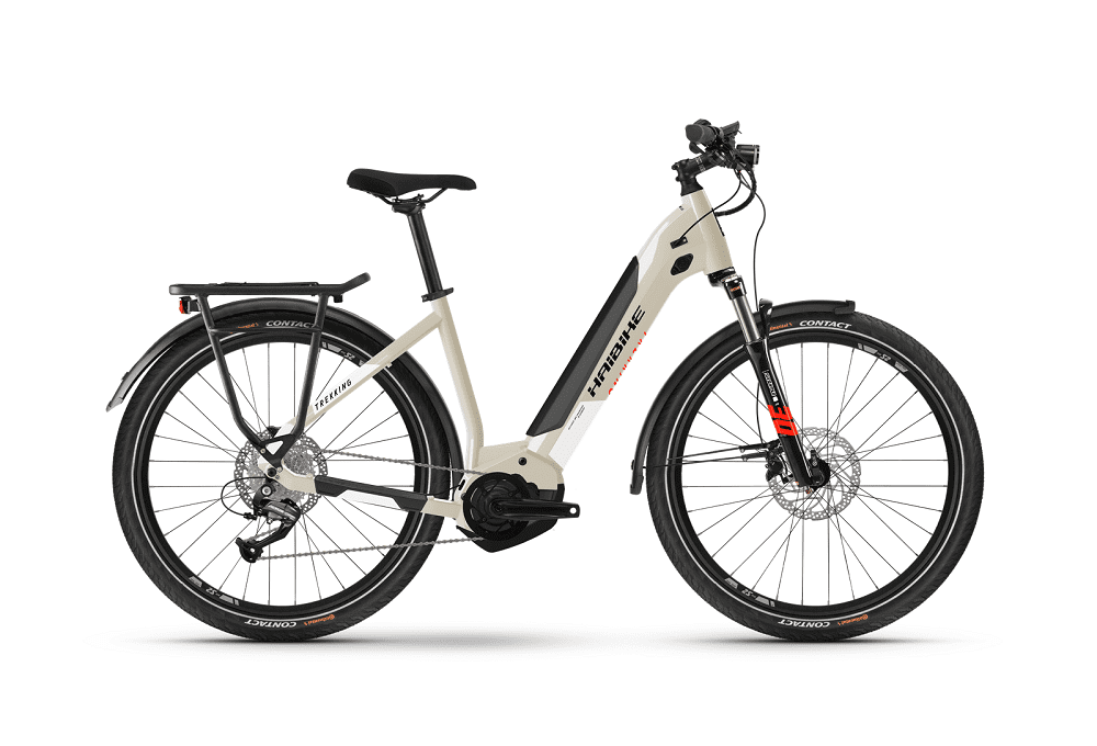 VTC Électrique Haibike TREKKING 4 LOW Beige