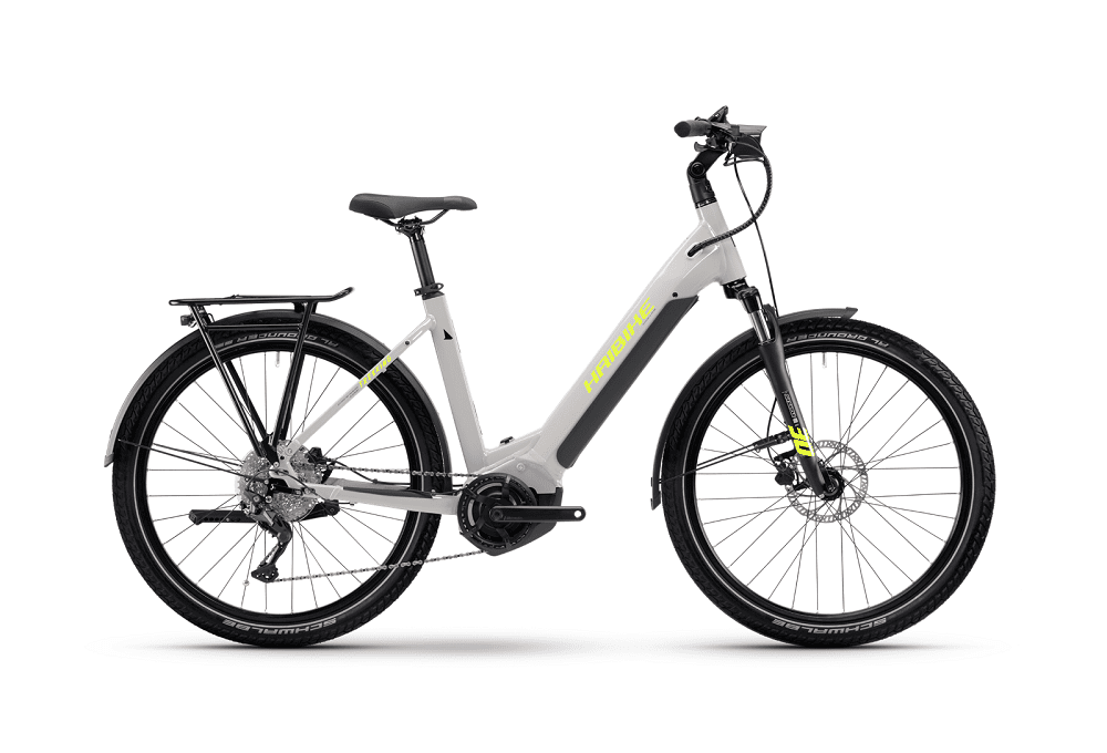 VTC Électrique Haibike TREKKING 6 LOW Gris