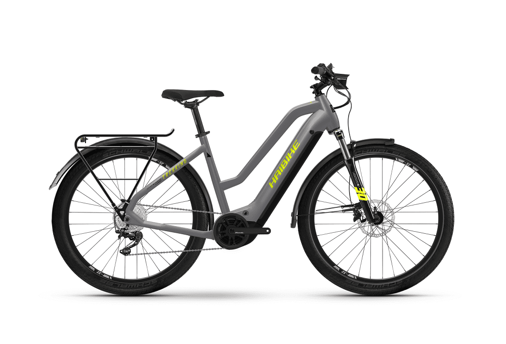 VTC Électrique Haibike TREKKING 6 MID Gris