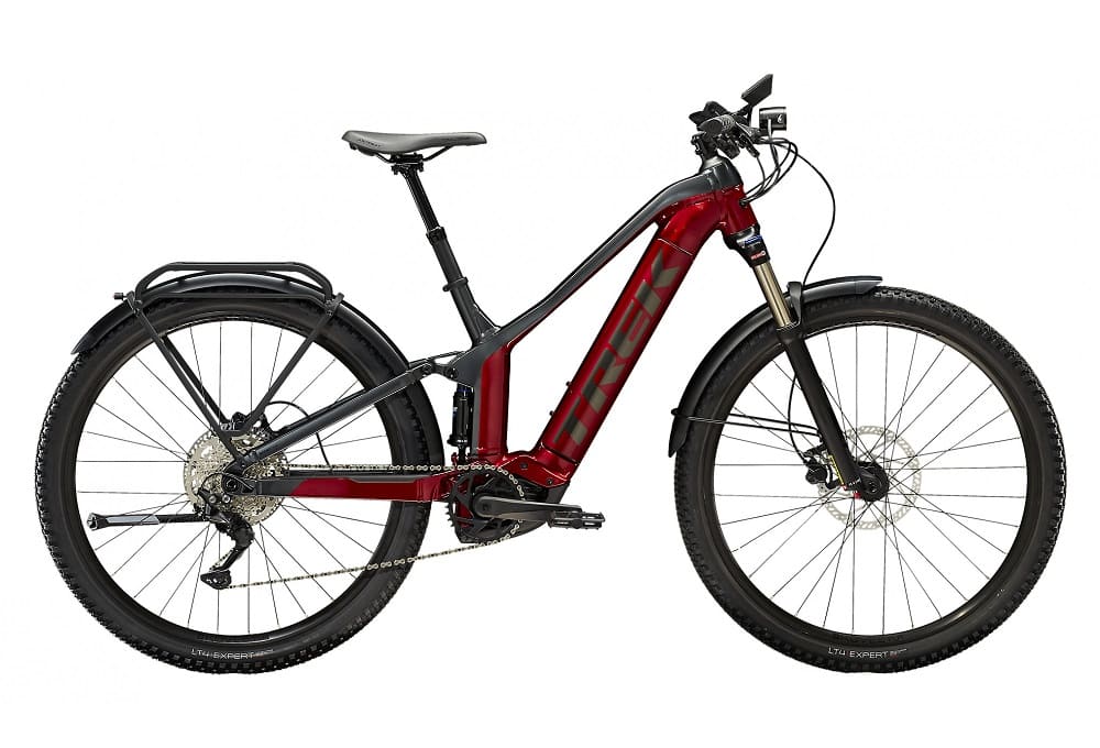 VTC Électrique Tout-Suspendu Trek Powerfly FS 4 EQ Shimano Deore 10V 625 Wh 29" Rouge Crimson 2023