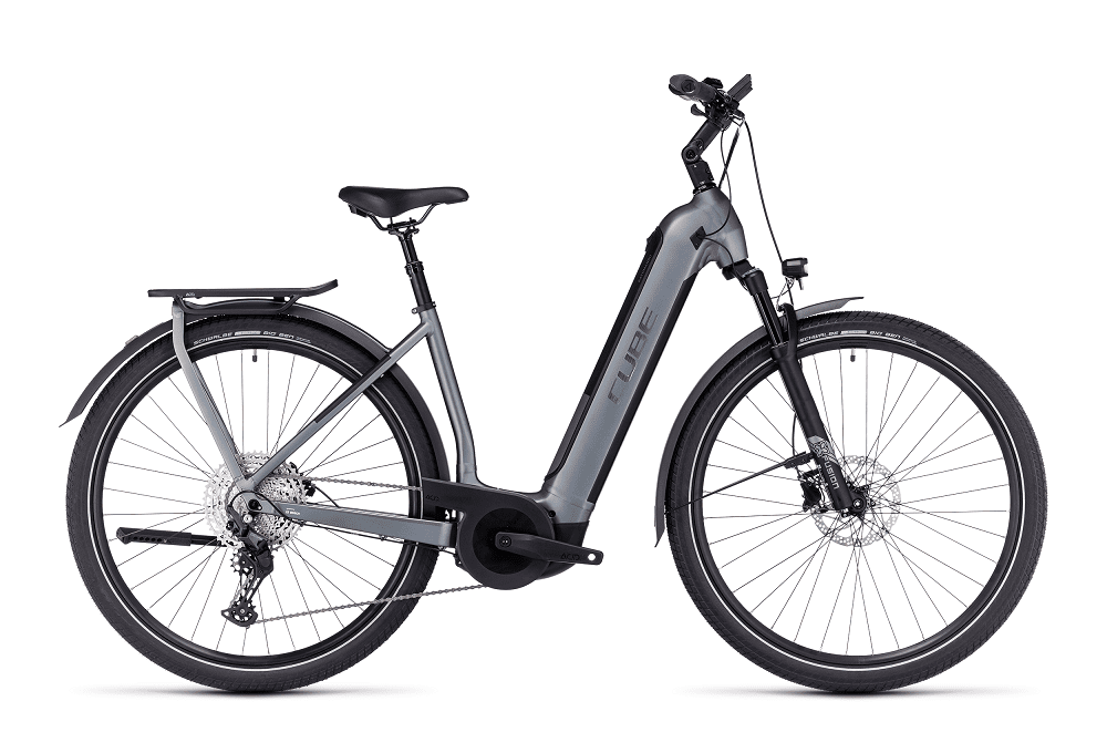 VTC électrique Cube kathmandu hybrid pro 750 flashgrey´n´metal easy entry