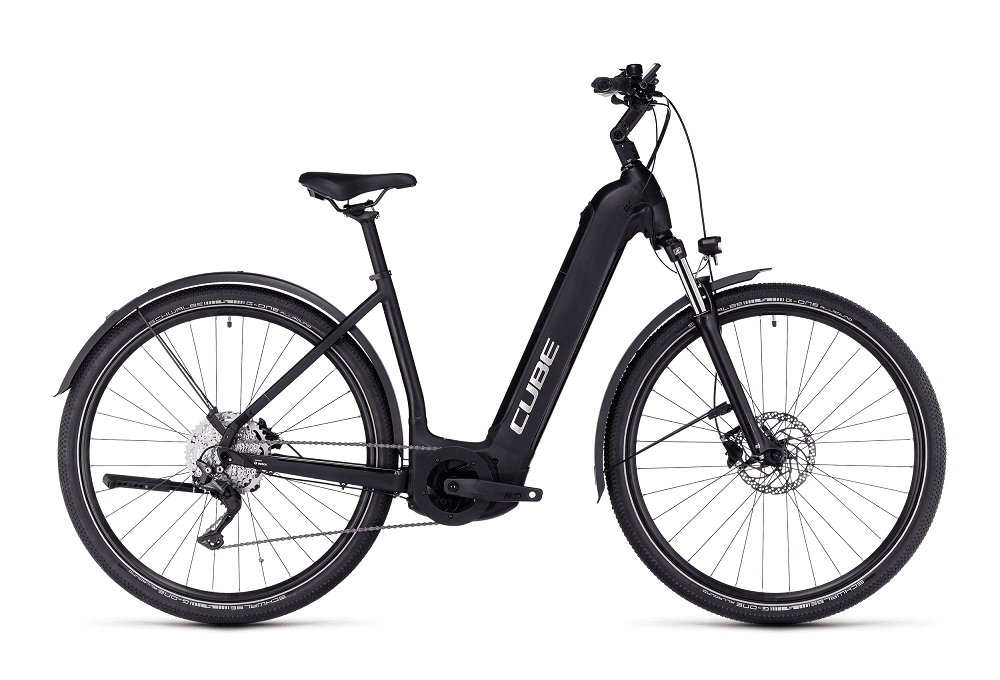 VTC électrique Cube nuride hybrid pro 750 allroad black´n´metal easy entry