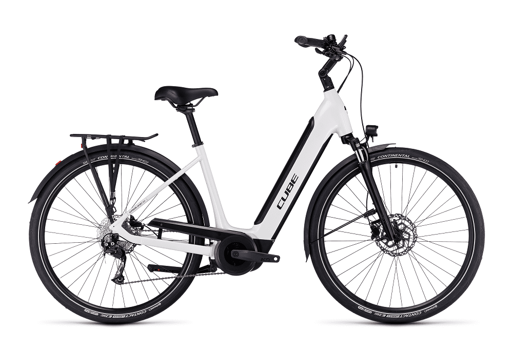VTC électrique Cube supreme sport hybrid one 500 white´n´black easy entry