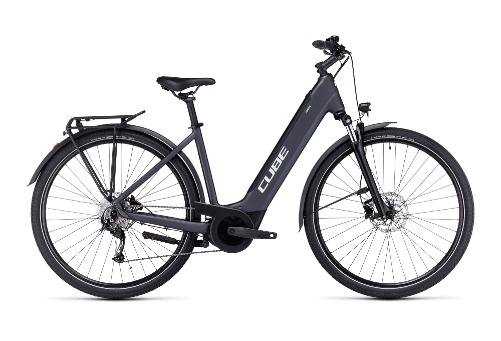 VTC électrique Cube touring hybrid one 500 grey´n´white easy entry