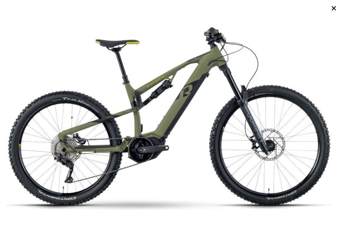 R Raymon TrailRay 140E 7.0 27.5 / 29'' Shimano Deore 10v Khaki 2022