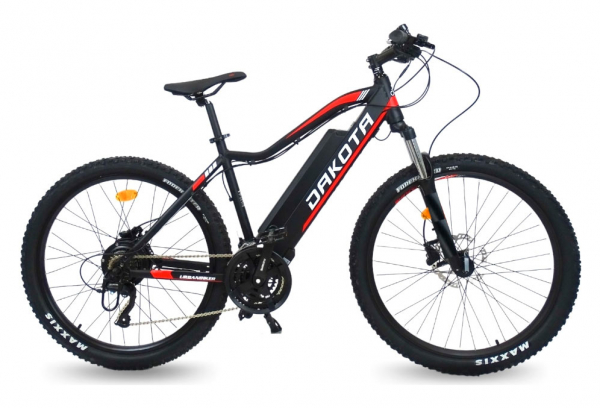 VTT ÉLECTRIQUE SEMI-RIGIDE URBANBIKER DAKOTA 27.5'' ROUGE - BATTERIE 840 WH MOTEUR 250W / 160 - 180 CM