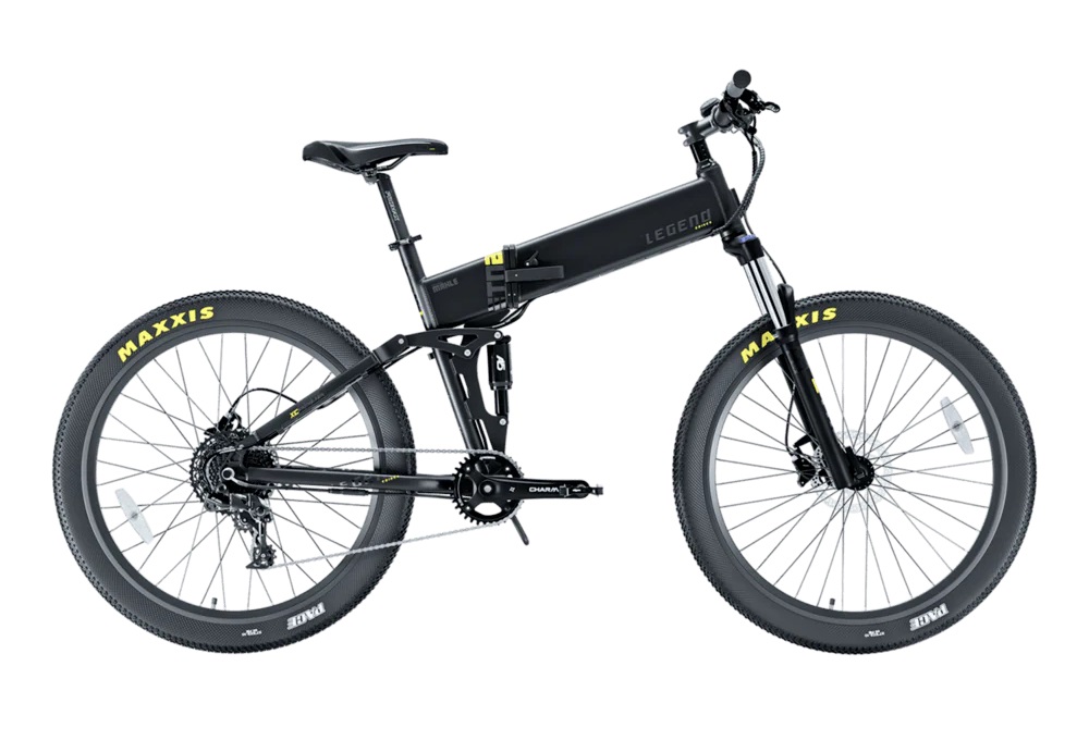 VTT Eléctrique Legend Etna VAE E-MTB Smart eBike 27 5 Double Suspension RockShox + KS Freins Disque Hydraulique Noir