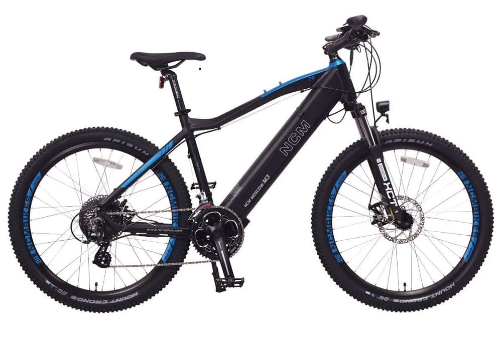 VTT Electrique NCM Moscow M3 250W Batterie 48V 12Ah 576Wh noir