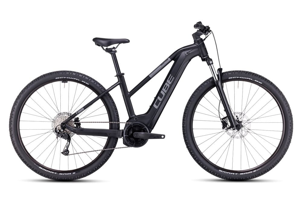 VTT Électrique Semi-Rigide Cube Reaction Hybrid Performance 500 Trapeze Shimano Alivio 9V 500 Wh 29" Noir 2023