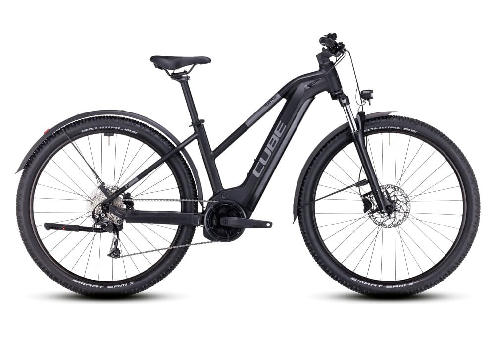 VTT Électrique Semi-Rigide Cube Reaction Hybrid Performance 625 Allroad Trapeze Shimano Alivio 9V 625 Wh 29" Noir 2023