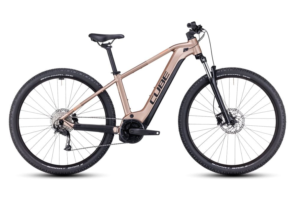 VTT Électrique Semi-Rigide Cube Reaction Hybrid Performance 625 Shimano Alivio 9V 625 Wh 29" Marron Metallic 2023