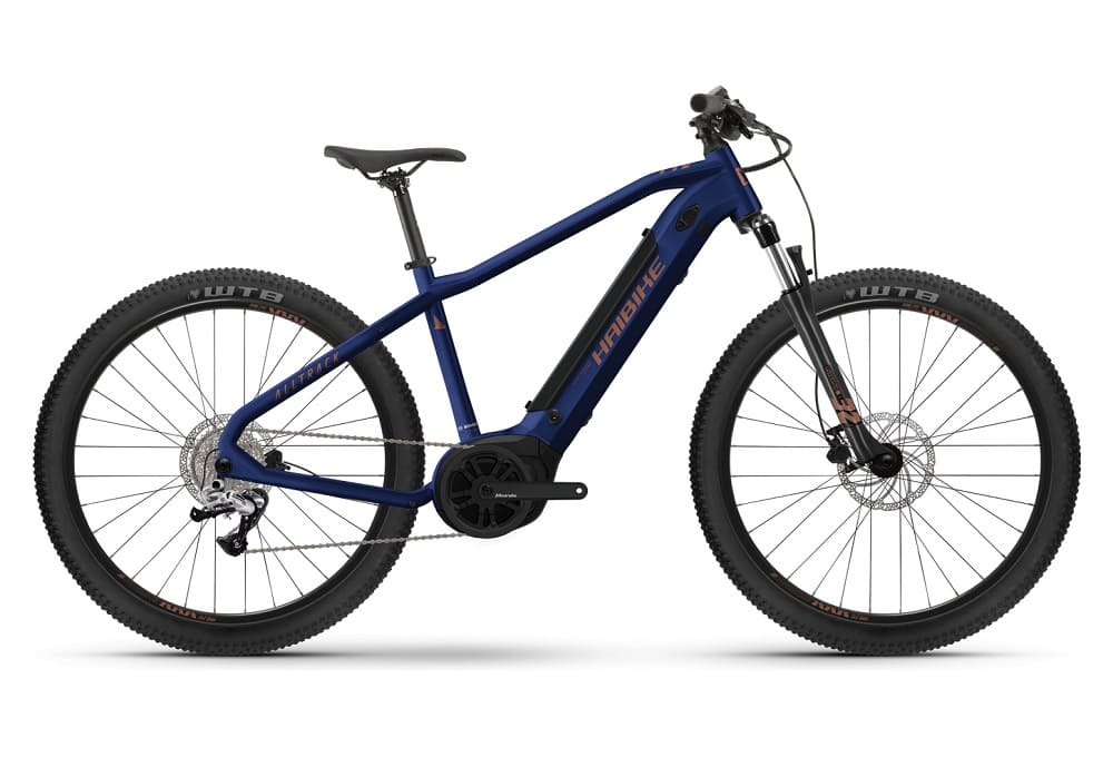 VTT Electrique Semi-Rigide Haibike Alltrack 4 Shimano Alivio 9V 500 Wh 29" Bleu 2023