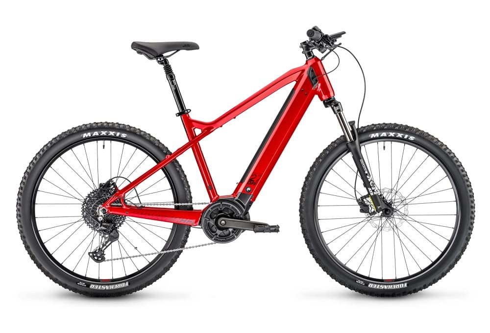 VTT Électrique Semi-Rigide Moustache Samedi 27 Off 2 Smart System Shimano Deore 11V 500 Wh 27.5" Rouge
