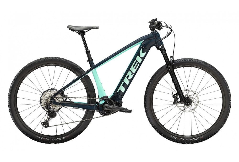 VTT Électrique Semi-Rigide Trek Powerfly 7 Shimano SLX XT 12V 625 Wh 27.5" Bleu Navy / Vert Miami 2023