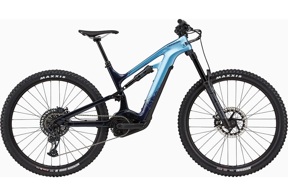 VTT Électrique Tout-Suspendu Cannondale Moterra Neo Carbon 2 Bleu
