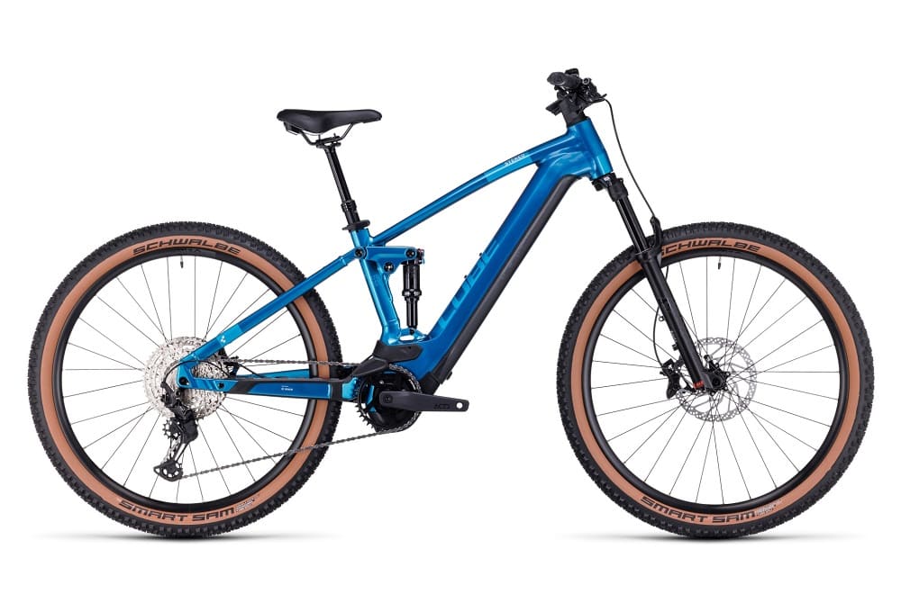 VTT Électrique Tout-Suspendu Cube Stereo Hybrid 120 SLX 750 Shimano Deore/XT 12V 750 Wh 29" Bleu 2023
