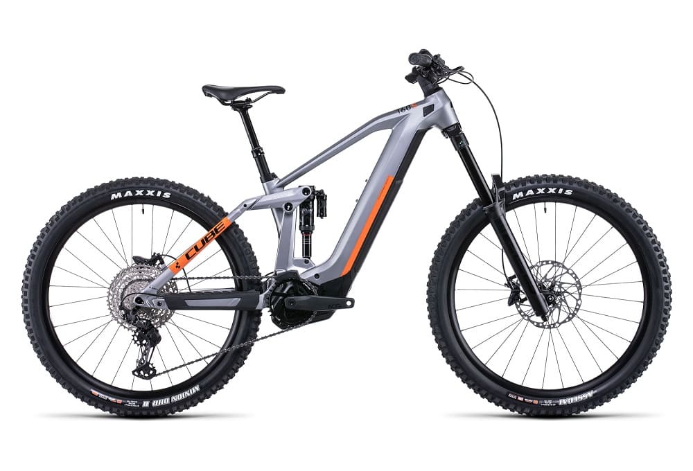 VTT Électrique Tout-Suspendu Cube Stereo Hybrid 160 HPC SL 625 27.5 Shimano Deore/XT 12V 625 Wh 27.5" Argent 2022
