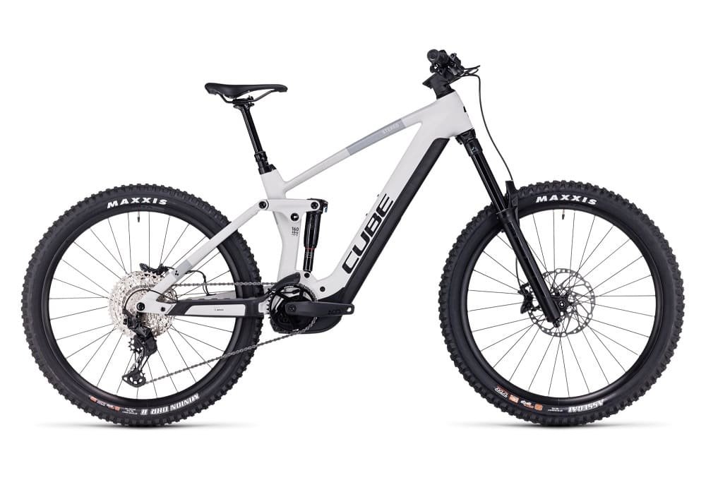 VTT Électrique Tout-Suspendu Cube Stereo Hybrid 160 HPC SLX 750 27.5 Shimano Deore/XT 12V 750 Wh 27.5" Gris 2023