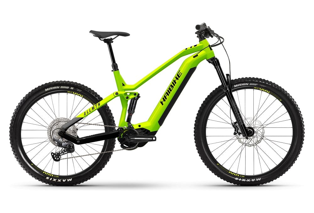 VTT Électrique Tout-Suspendu Haibike AllMtn 3 Shimano Deore 12V 720 Wh 29"/27.5" Vert Citron 2023