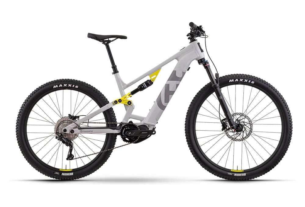 VTT Electrique Tout-Suspendu Husqvarna Light Cross LC1 Tektro 9S 504 Wh 29"/27.5" Gris / Jaune 2023