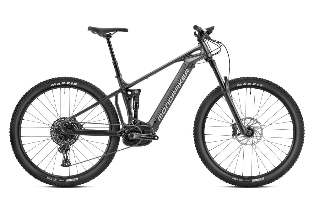 VTT Électrique Tout-Suspendu Mondraker Chaser 29 Sram SX Eagle 12V 625 Wh 29" Gris Graphite / Noir 2023