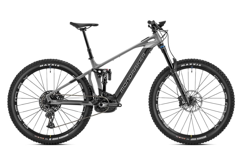 VTT Électrique Tout-Suspendu Mondraker Crafty R Sram GX/NX Eagle 12V 750 Wh 29" Gris / Noir 2023