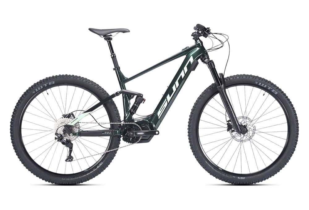 VTT Electrique Tout Suspendu Sunn Gordon S1 27.5'' Shimano Deore XT 11S 630 Wh 27.5" Vert 2023
