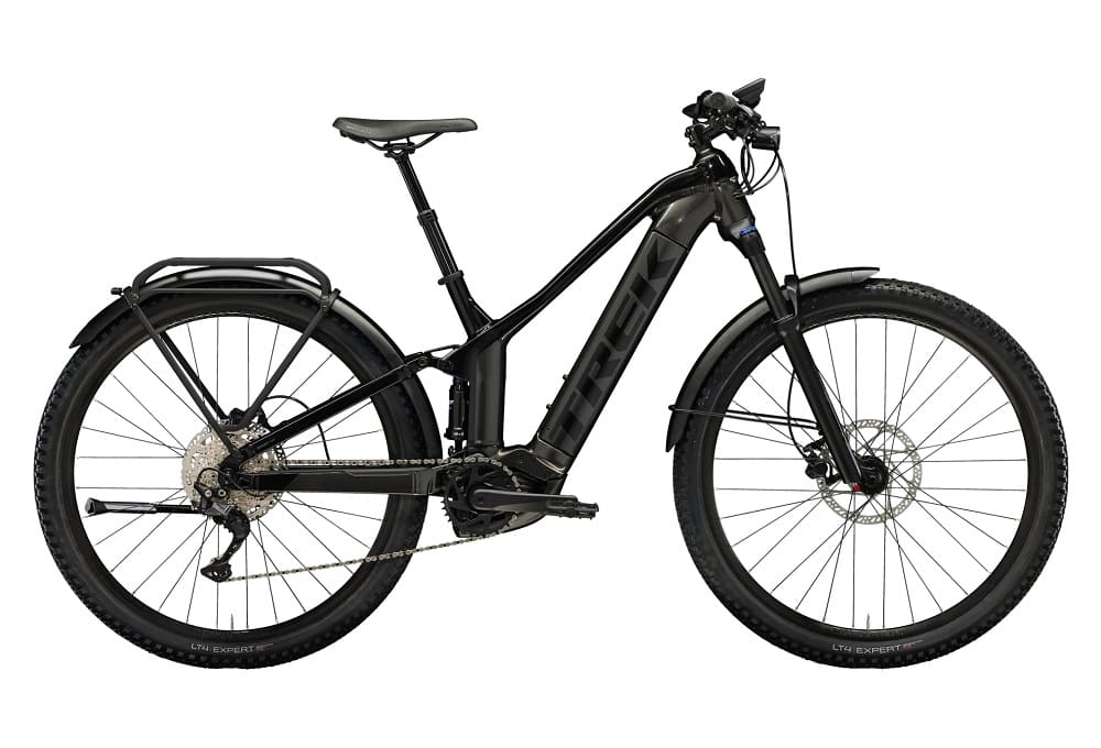 VTT Électrique Tout-Suspendu Trek Powerfly FS 4 EQ Shimano Deore 10V 625 Wh 27.5" Gris Foncé / Noir Gén 3