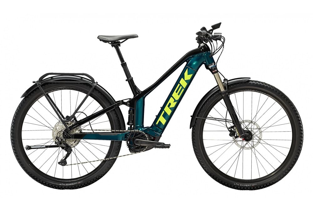 VTT Électrique Tout-Suspendu Trek Powerfly FS 4 EQ Shimano Deore 10V 625 Wh 27.5" Aquatic / Noir 2023